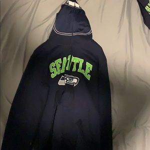 Seattle Seahawks Face Zip Up